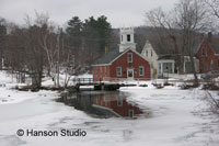 Harrisville, NH - Library - Winter